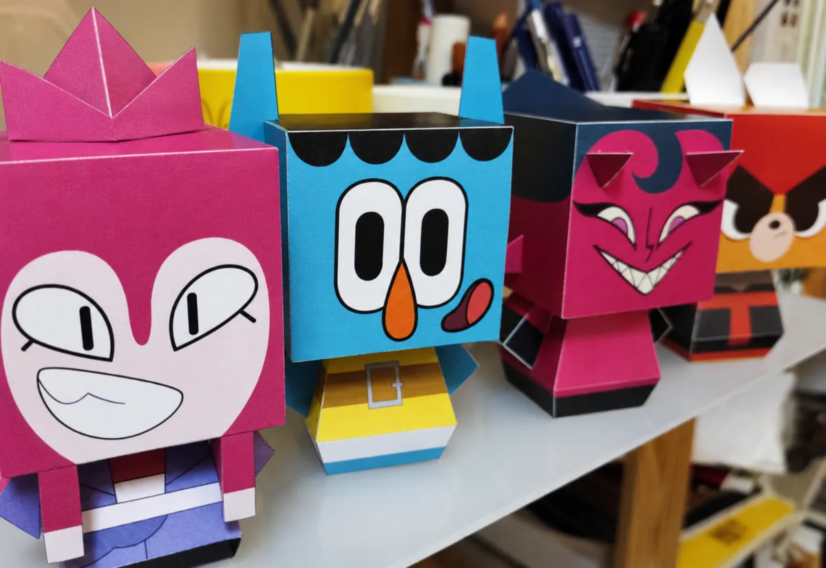 Colección de Paper Toys armados